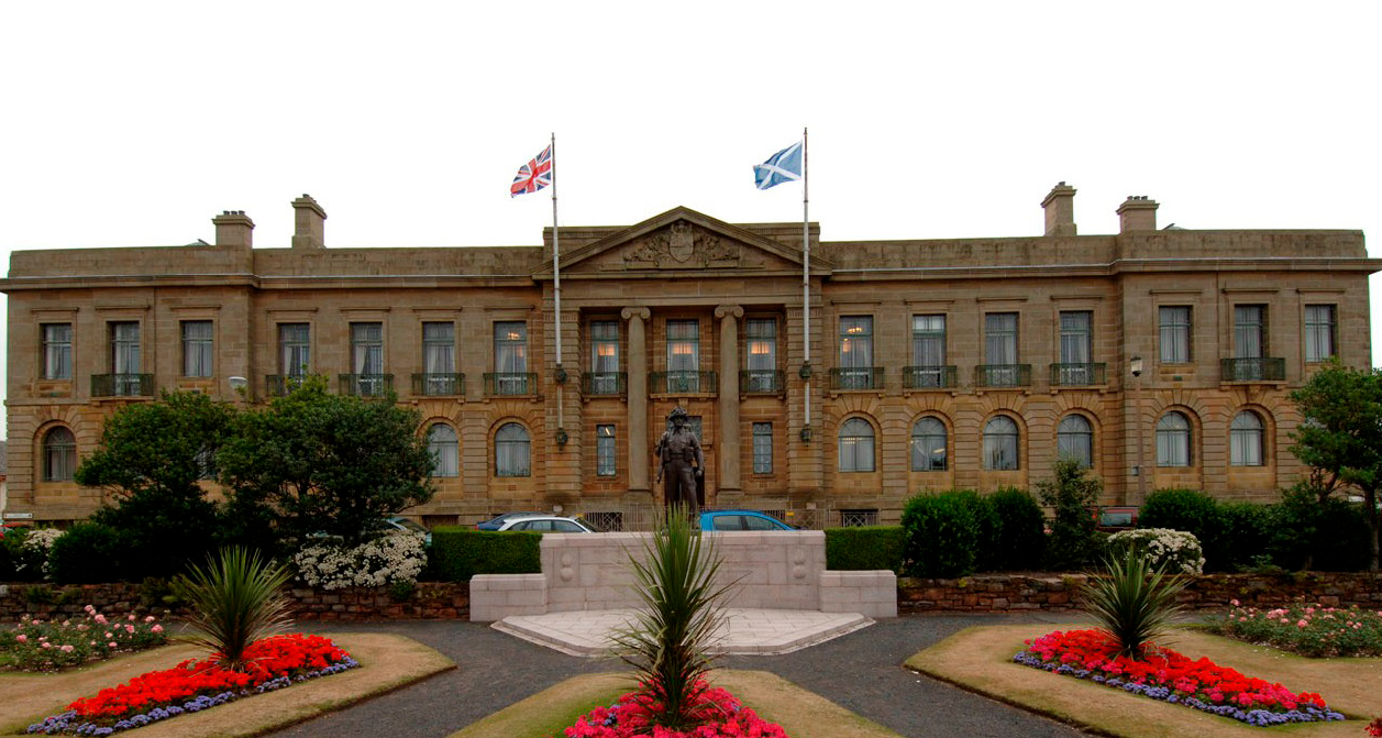 Historic council building and public sector administrative headquarters